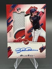 2025 Topps Pristine Rookie Jumbo Autograph Relics Dylan Crews #RJAR-DC card