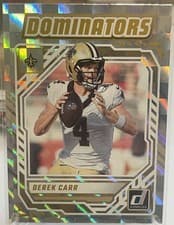 2025 Donruss Dominators Derek Carr #DOM-DCR card