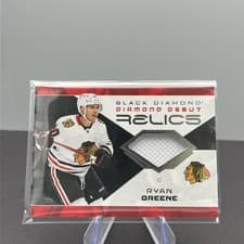 2025-26 Upper Deck Black Diamond Diamond Debut Relics Ryan Greene #DD-RG card