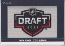 2024-25 O-Pee-Chee First Round Draft Patches Owen Power #DP-10 card