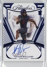 2025 Panini National Treasures Treasured Rookies Savion Williams #15 card