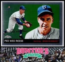 2025 Topps Chrome Platinum 1955 Cards That Never Were Pee Wee Reese #55NW-6 card