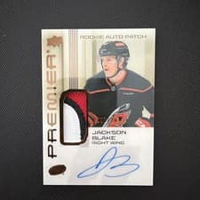 2024-25 Upper Deck Premier Acetate Auto Patch Rookies Jackson Blake #AR-JB card