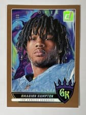 Omarion Hampton 2025 Donruss Rookie Gridiron Kings card