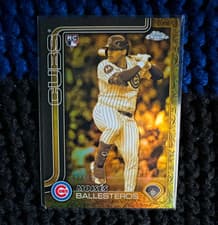 2025 Topps Gilded Collection Chrome Cast in Gold Moisés Ballesteros #CG-2 card