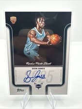 2025-26 Topps Rookie Photo Shoot Autographs Sion James #RP-SJ card
