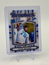 2025 Donruss Rated Rookie Throwback Tyleik Williams #5 card