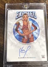 2025 Topps Exalted WWE Wrestling Exalted Autographs Karmen Petrovic #EXA-PET card