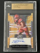 2025 Leaf Metal 92 Autographs Tetairoa McMillan #92L-TMM card