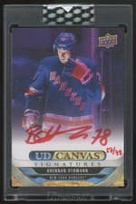 2024-25 Upper Deck Clear Cut Canvas Signatures Brennan Othmann #CS-BO card