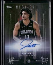2025-26 Topps Midnight Dark Marks Signatures Jett Howard #DM-JHO card