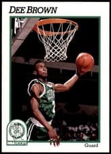 Dee Brown 1991-92 Hoops Base Set card