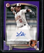 2025 Bowman Prospects Autographs Luis Almeyda #BPA-LA card