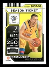 Nikola Vujcic 2025-26 Panini Contenders EuroLeague Base Season Ticket card