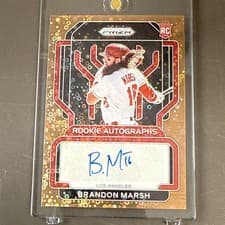 Brandon Marsh 2022 Panini Prizm Rookie Autographs card