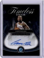 2025-26 Bowman Timeless Touch Signatures Cason Wallace #TTA-CL card
