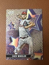 2025 Topps Cosmic Chrome StarFractor Zack Wheeler #SF-27 card