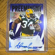 2025 Topps Signature Class Preeminent Ink Ahman Green #PI-AG card