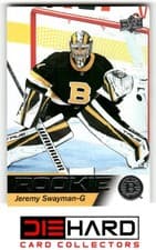 Jeremy Swayman 2021 Upper Deck NHL Star Rookies Box Set card