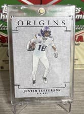 2025 Panini Origins Blank Slate Justin Jefferson #9 card