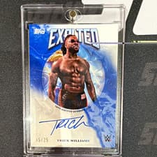 2025 Topps Exalted WWE Wrestling Exalted Autographs Trick Williams #EXA-TRI card