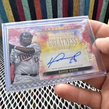 2024 Topps Inception Dawn Of Greatness Autographs David Ortiz #DGA-DO card