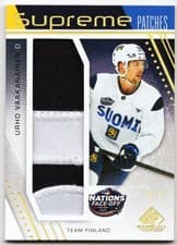 2025-26 SP Game Used 2025 4 Nations Face-Off Supreme Patches Urho Vaakanainen #SP4N-UV card
