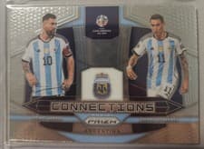 Angel Di Maria / Lionel Messi 2024 Panini Prizm Copa America Connections card