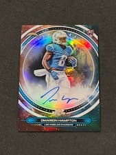 2025 Topps Cosmic Chrome Equinox Autographs Omarion Hampton #EQA-OH card
