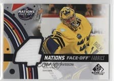 2025-26 SP Game Used 2025 4 Nations Face-Off Fabrics Filip Gustavsson #4N-FG card