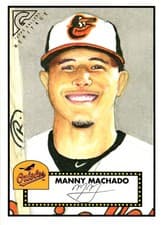 2018 Topps Gallery Heritage Manny Machado #H-22