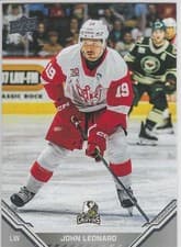 2025-26 Upper Deck AHL Base Set John Leonard #74 card