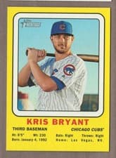 Kris Bryant 2018 Topps Heritage 1969 Collector Cards card