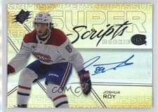 2024-25 SPx SuperScripts Rookies Joshua Roy #SSR-JR card