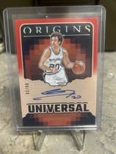2024-25 Panini Origins Universal Autographs Manu Ginobili #UA-GIN card