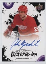 2025-26 Upper Deck Detroit Red Wings Centennial Octopus Ink John Ogrodnick #OI-JG card