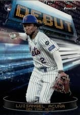 2025 Finest Debut Luisangel Acuña #D-20 card
