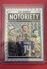 2025 Panini Mosaic Notoriety Sam Darnold #9 card