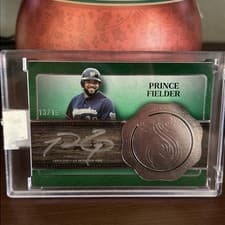 2025 Topps Five Star Silver Signatures Prince Fielder #FSS-PF card