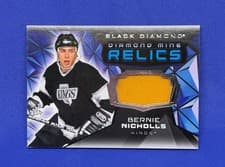 2025-26 Upper Deck Black Diamond Diamond Mine Relics Bernie Nicholls #DMR-BN