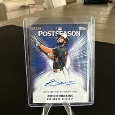2025 Topps Postseason Performance Autograph Cedric Mullins #PPA-CM card