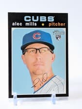 Alec Mills 2020 Topps Heritage card