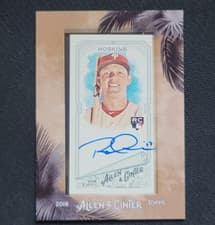 Rhys Hoskins 2018 Topps Allen & Ginter Framed Mini Autographs card