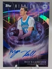 2025-26 Topps Midnight Stroke of Midnight Autographs Rookies Ryan Kalkbrenner #SMR-RK card