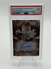 2025 Bowman Chrome Sapphire Edition Selections Autographs Roki Sasaki #SSA-RS card