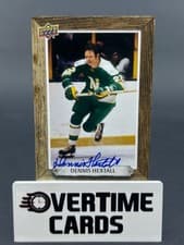 2024-25 Upper Deck Engrained Icons Beehive Portrait Signatures Dennis Hextall #BH-DH card