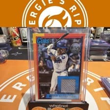 2025 Topps Update 1990 Topps Baseball Relics Kevin Alcántara #90RU-KA card