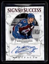 2024-25 Upper Deck Artifacts Signs of Success Mikko Rantanen #SOS-MR card