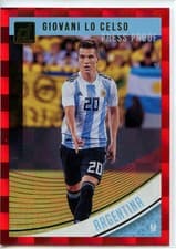 Giovani Lo Celso 2018 Panini Donruss card