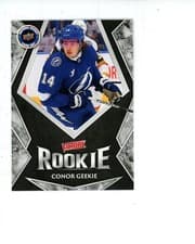 Conor Geekie 2025 Upper Deck National Hockey Card Day Victory Black Rookie card